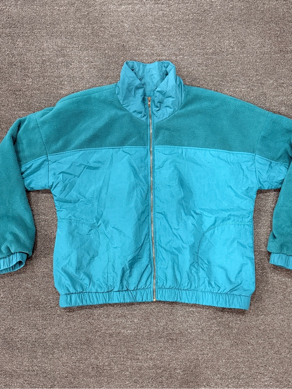 wild fable Teal Two-Tone Puffer Jacket for Kids